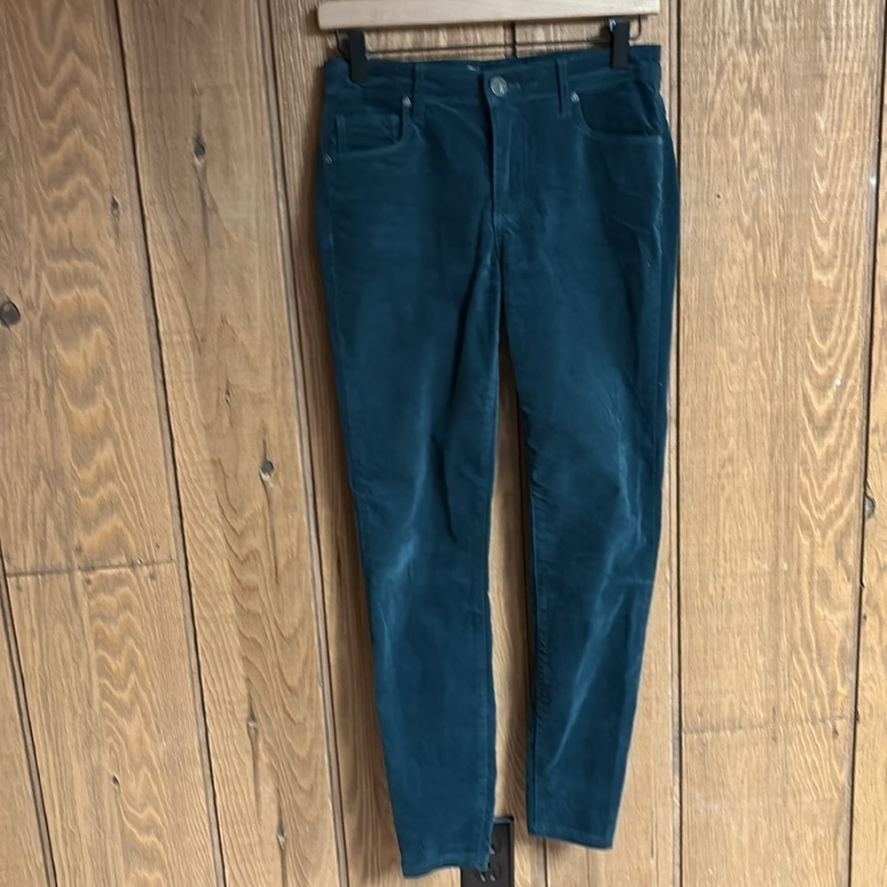 Kut‎ From the Kloth Donna Ankle Skinny soft brushed green denim Women’s size 00